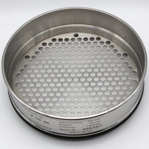 Test Sieve ISO 3310, Round Apertures 8.00 mm