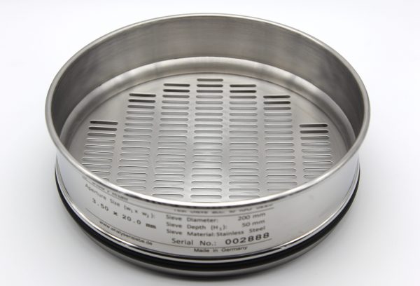 Test Sieve ISO 5223, Oblong 3.50 x 20.0 mm - Image 3