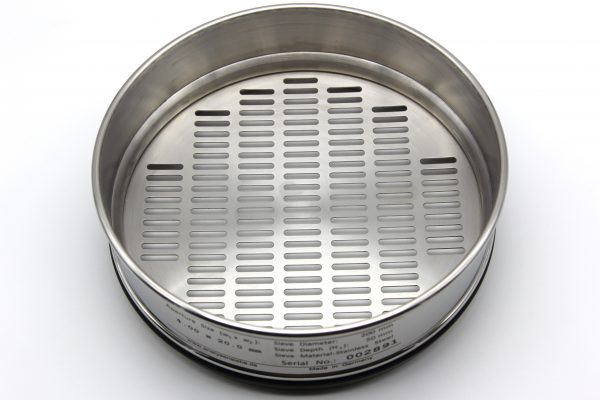 Test Sieve ⌀ 200 mm, Oblong 4.00 x 20.0 mm
