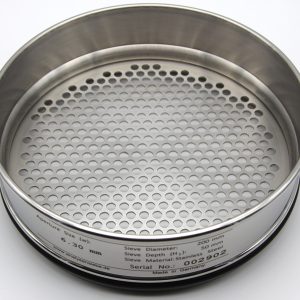 Test Sieve ISO 3310, Round Apertures 6.30 mm