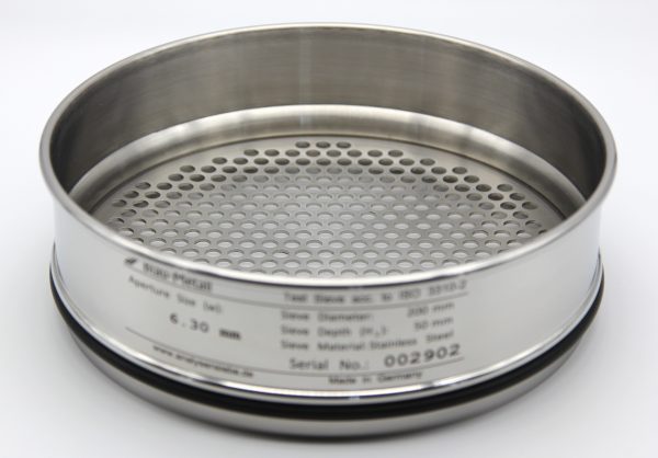 Test Sieve ISO 3310, Round Apertures 6.30 mm - Image 2