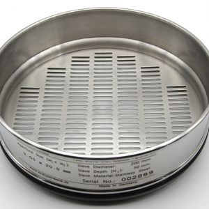 Test Sieve ⌀ 200 mm, Oblong 3.00 x 20.0 mm