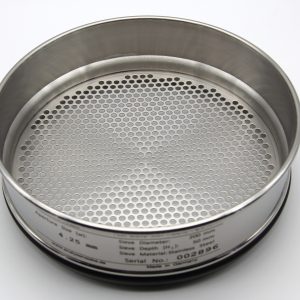 Test Sieve ⌀ 200 mm, Round Apertures 4.25 mm