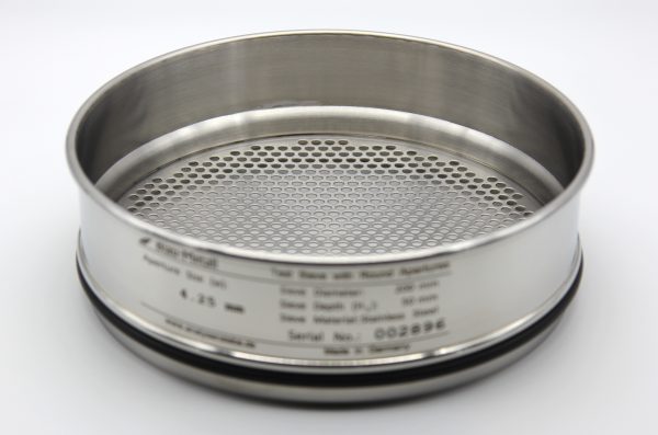 Test Sieve ⌀ 200 mm, Round Apertures 4.25 mm - Image 3