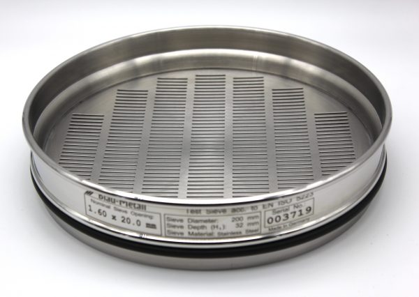 Test Sieve ISO 5223, Oblong 1.60 x 20.0 mm - Image 3