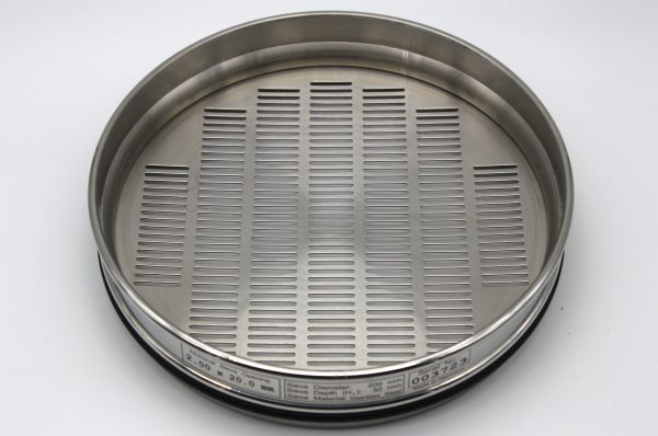 Test Sieve ISO 5223, Oblong 2.00 x 20.0 mm