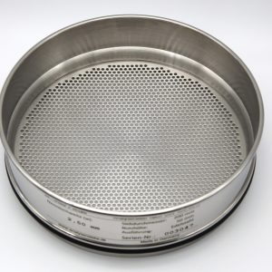 Test Sieve ISO 3310, Round Apertures 2.50 mm