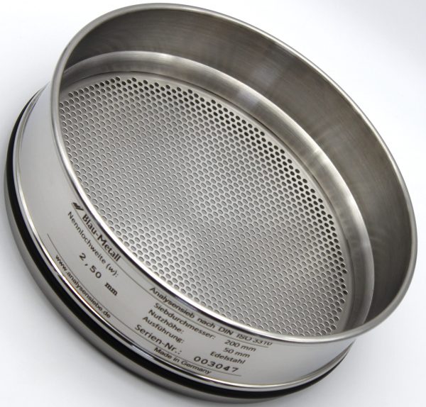 Test Sieve ISO 3310, Round Apertures 2.50 mm - Image 3