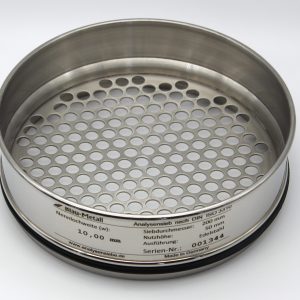 Test Sieve ISO 3310, Round Apertures 10.0 mm