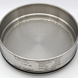 Test Sieve ISO 3310, Round Apertures 2.80 mm