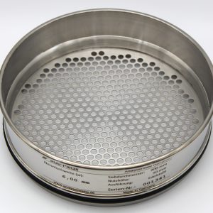 Test Sieve ⌀ 200 mm, Round Apertures 6.00 mm