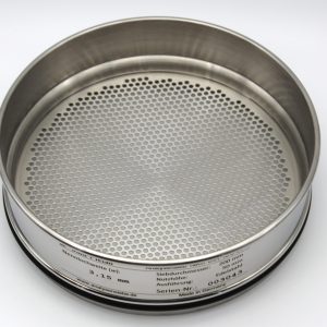 Test Sieve ISO 3310, Round Apertures 3.15 mm
