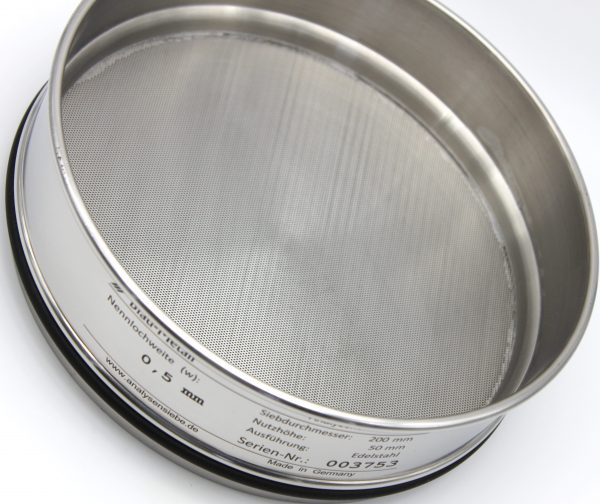 Test Sieve ⌀ 200 mm, Round Apertures 0.5 mm - Image 3