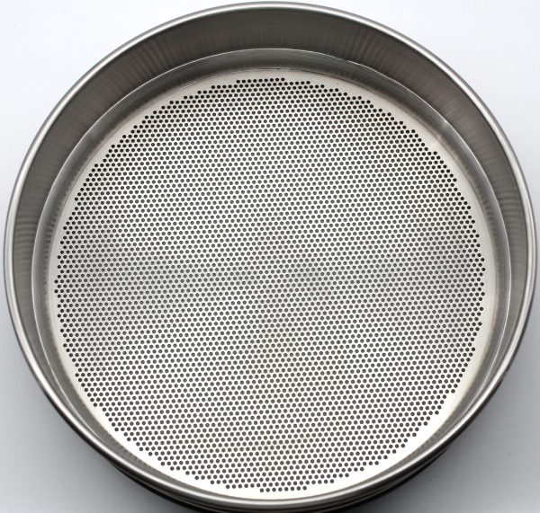 Test Sieve ⌀ 200 mm, Round Apertures 1.55 mm