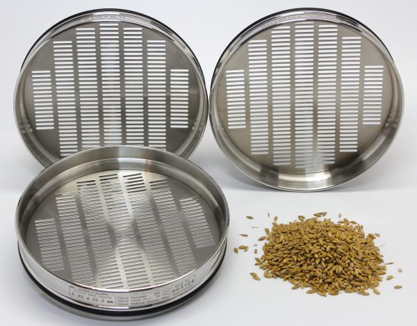 Test Sieve Set: Malting Barley (3 Pcs, ISO 5223)