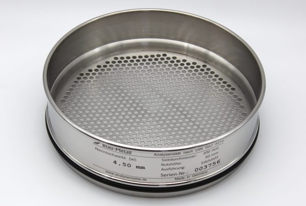 Test Sieve ISO 5223, Round Apertures 4.50 mm - Image 3