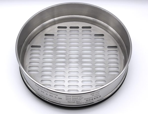 Test Sieve ⌀ 200 mm, Oblong 6.00 x 20.0 mm