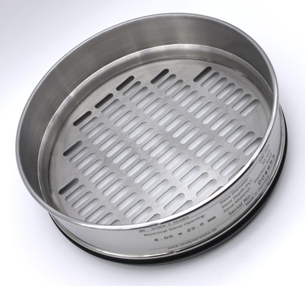 Test Sieve ⌀ 200 mm, Oblong 6.00 x 20.0 mm - Image 3