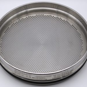 Test Sieve ⌀ 200 mm, Round Apertures 6.5/64 in. / 2.58 mm