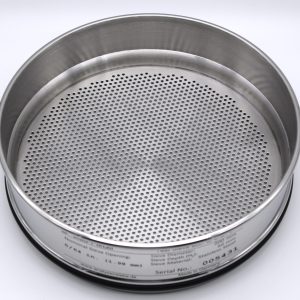 Test Sieve ⌀ 200 mm, Round Apertures 5/64 in. / 1.98 mm